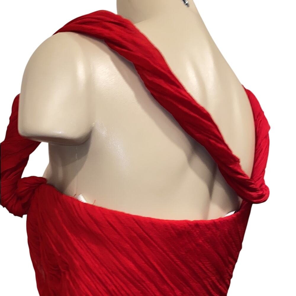 Oscar De La Renta Scarlet Long Dress - Picture 6 of 16
